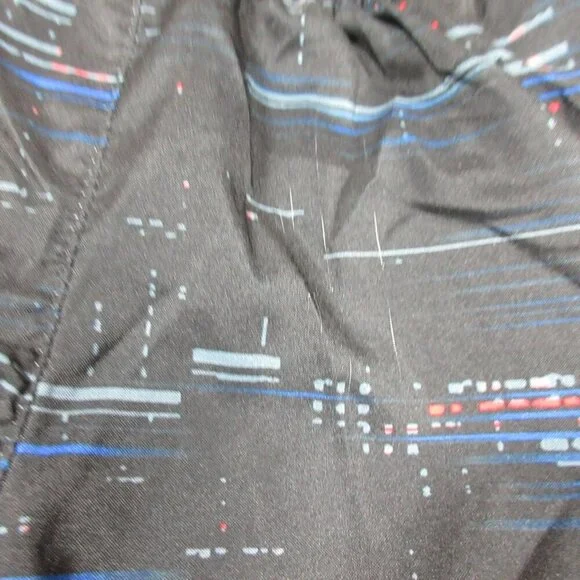 adidas womens black blue gray red lines Energy Climalite running shorts XS - Picture 2 of 5